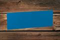 [16407696] Klappkarten 169/338x120 mm (B6) langdoppelt Stahlblau gerippt 220 g/qm